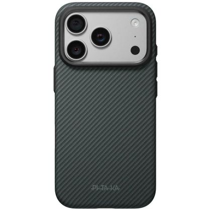 Etui PITAKA Summa Case MagSafe do iPhone 18 Pro / 17 Pro czarno-szary