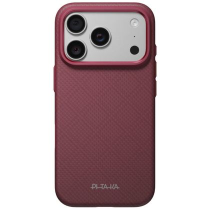 Etui PITAKA Summa Case MagSafe do iPhone 18 Pro / 17 Pro burgundowy