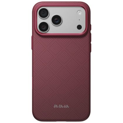 Etui PITAKA Summa Case MagSafe do iPhone 18 Pro Max / 17 Pro Max burgundowy