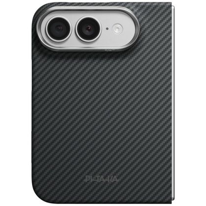 Etui PITAKA Edge Case MagSafe do iPhone Duo czarno-szary