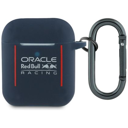 Etui Red Bull Silicone Logo & Lines do AirPods 1 / 2 granatowy