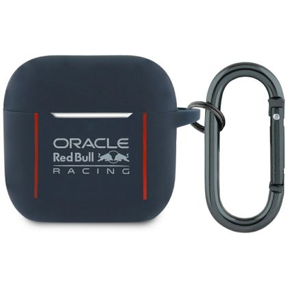 Etui Red Bull Silicone Logo & Lines do AirPods 4 / 5 granatowy