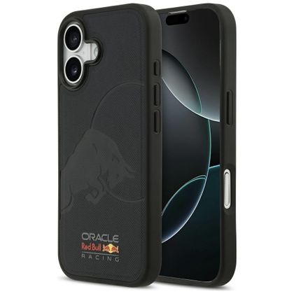 Etui Red Bull Meshed Debossed Bull MagSafe do iPhone 17 granatowy