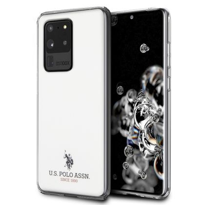 US Polo USHCS69TPUWH S20 Ultra G988biały/white Shiny