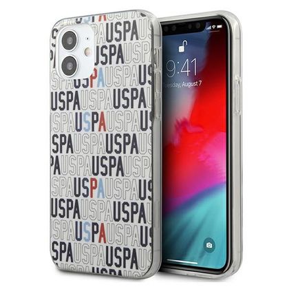 US Polo USHCP12SPCUSPA6 iPhone12 mini 5,4" biały/white Logo Mania Collection