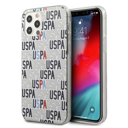 US Polo USHCP12MPCUSPA6 iPhone12/12 Pro 6,1" biały/white Logo Mania Collection