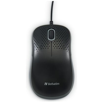 Verbatim Mysz optyczna Silent USB-A 1000dpi czarny/black 49024