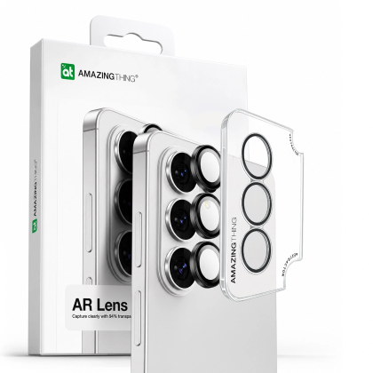 Szkło hartowane AMAZINGTHING Radix AR Lens Glass na wyspę aparatu do Samsung S26 - czarne