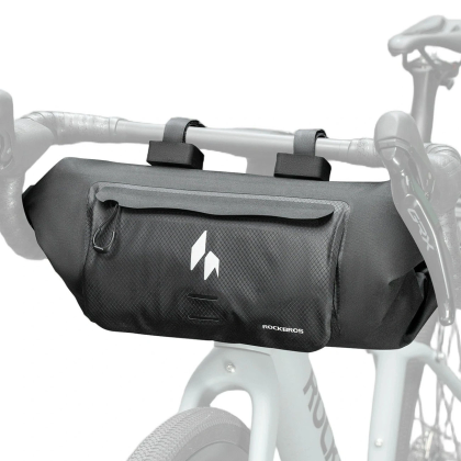 Torba rowerowa Rockbros AS-154 na kierownicę wodoodporna 8 l - czarna