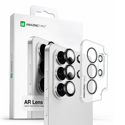 Szkło hartowane AMAZINGTHING Radix AR Lens Glass na wyspę aparatu do Samsung S26 Ultra - czarne