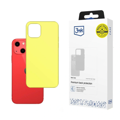 Etui 3mk Matt Case na iPhone 13 - żółte