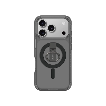 Etui AMAZINGTHING Titan Pro Grip Ring Set na iPhone 17 Pro Max kompatybilne z MagSafe - czarne