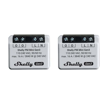Sterownik SHELLY PM Mini Gen3 Wi-Fi/Bluetooth 2szt