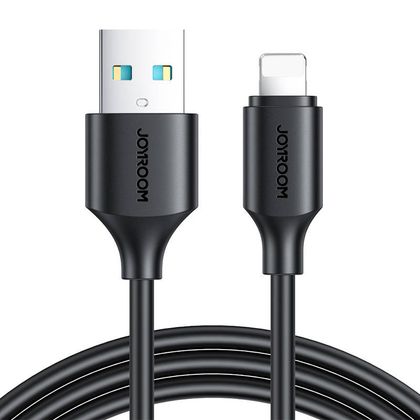 Kabel do USB-A / Lightning / 2.4A / 0.25m Joyroom S-UL012A9 (czarny)