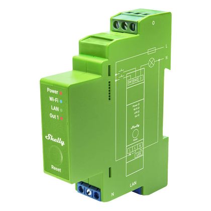 Ściemniacz DIN SHELLY Pro Dimmer 1 Wi-Fi Bluetooth