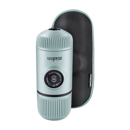 Przenośny ekspres do kawy WACACO Nanopresso Arctic Blue + Etui
