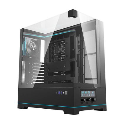 Obudowa komputerowa DARKFLASH DY450 PRO + 1 wentylator (czarna)