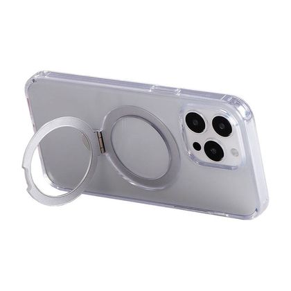 Etui JOYROOM JR-BP004 magnetyczne z uchwytem do iPhone 15 Pro (transparentne)
