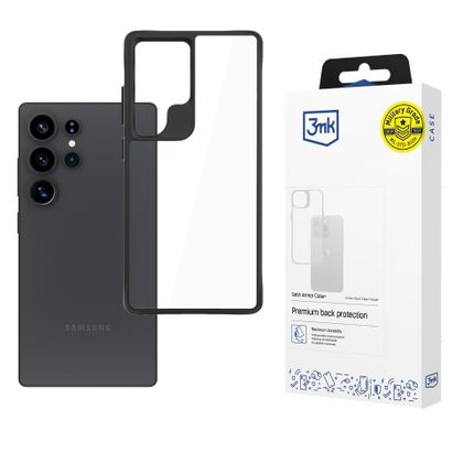 Nakładka Etui 3mk Satin Armor Case+ (czarna ramka) - Samsung Galaxy S25 Ultra