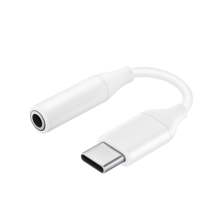 Oryginalny Audio Adapter Samsung EE-UC10JUWE przejściówka USB-C / Jack 3,5 mm biała (blister)