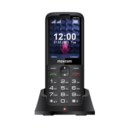 Telefon dla seniora MaxCom MM445 4G - czarny