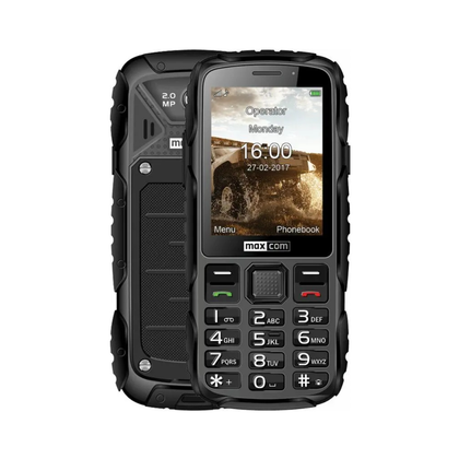 Telefon dla seniora MaxCom MM920L pancerny IP67 czarny