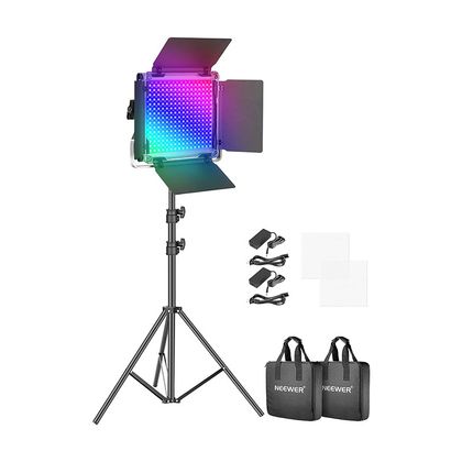 NEEWER 660 PRO II RGB – lampa LED do wideo z wrotami