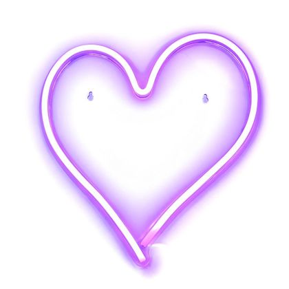 NEON NA ŚCIANĘ LED na USB - SERCE model