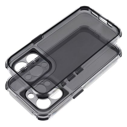 Etui na iPhone 12 Matrix Clear czarne