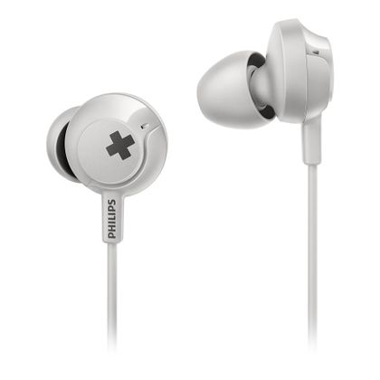 Słuchawki przewodowe dokanałowe jack 3,5mm PHILIPS SHE4305WT białe