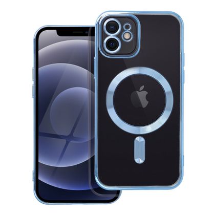 Etui na iPhone 12 Electro Mag Cover zgodne z MagSafe niebieskie