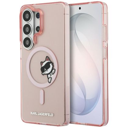 KARL LAGERFELD futerał do SAMSUNG S26 Ultra KLHMS26L6HCPSCP (Magnetic IML Peekaboo Choupette) różowy