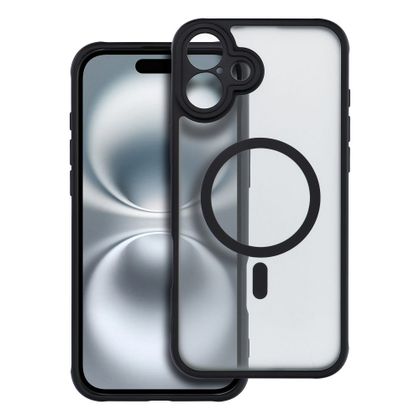 Etui na iPhone 16 PLUS Full Matte Mag Cover zgodne z MagSafe czarne