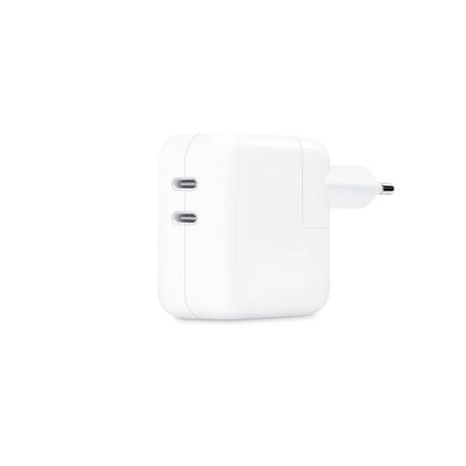 Oryginalna ładowarka sieciowa Apple MW2K3ZM/A 2x Typ C 35W biała blister