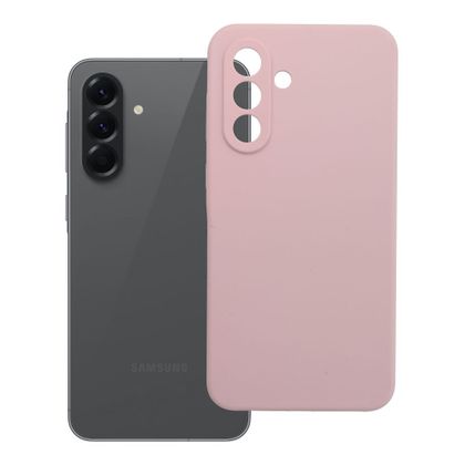 Etui na Samsung A56 5G Silicone 2mm (camera protection) pudrowy róż