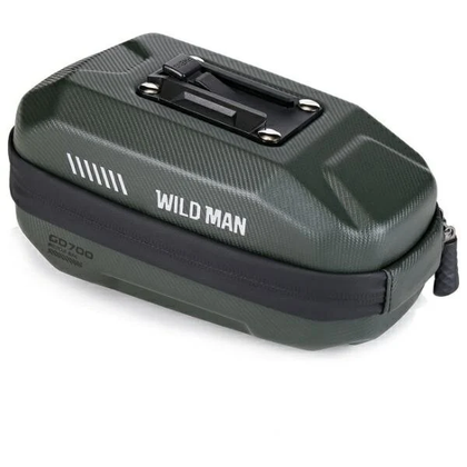 WILDMAN sakwa rowerowa pod siodełko na zamek 0,8L GD700 zielona