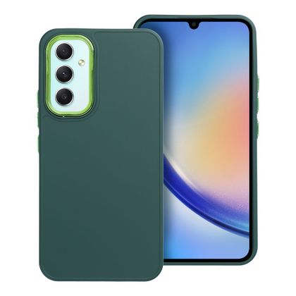 Etui na Samsung A54 5G Frame zielone