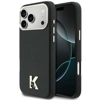 KARL LAGERFELD futerał do IPHONE 17 Pro Max kompatybilny z MagSafe KLHMP17X5PGFKHGK (PU FW W/ KHead Logo) czarny