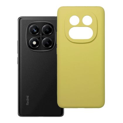 Etui na Xiaomi Redmi Note 14 PRO 4G Silicone 2mm (camera protection) zółte