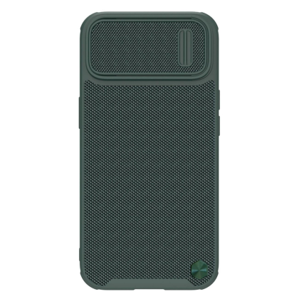 Nillkin Textured S Case etui iPhone 14 Plus pancerny pokrowiec z osłoną na aparat zielony