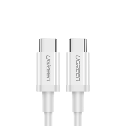 Kabel Ugreen US264 60520 USB-C / USB-C PD QC AFC 2m - biały