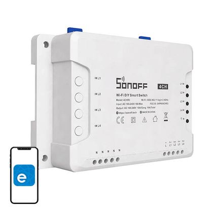 Przekaźnik Wi-Fi SONOFF 4CHR3 4-kanałowy