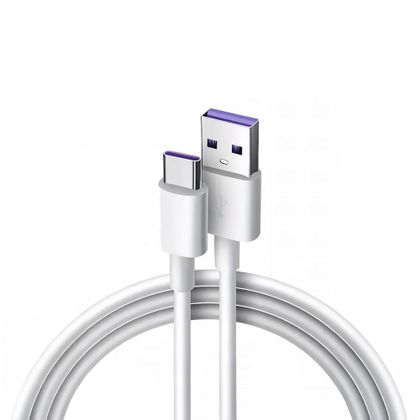 Economy Kabel USB - Typ-C 5A 100W 1m Biały