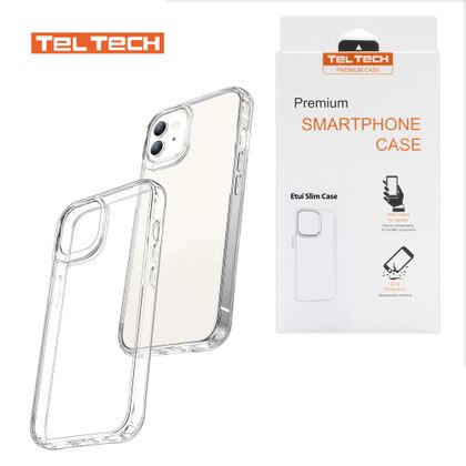 Teltech Nakładka slim case 2mm do iPhone 16 transparentny