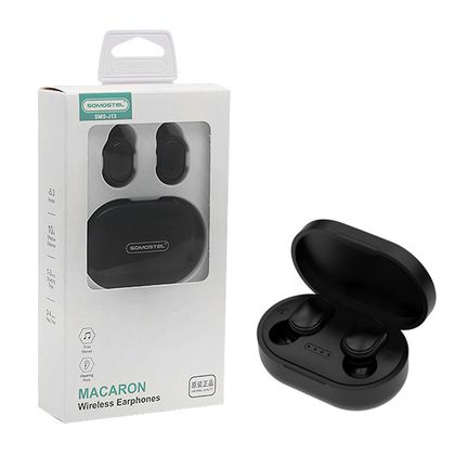 Somostel Słuchawki bluetooth douszne TWS BT 5.0 Czarny Stero SMS-J13