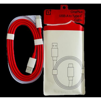 OnePlus kabel USB - USB-C 10A 100W 1m QC 3.0 czerwony