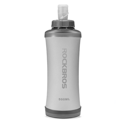 Bukłak Rockbros 350017001 soft flask miękki bidon do biegania 500 ml - biały