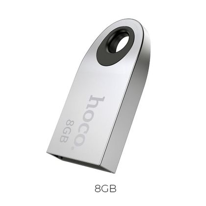 Pendrive 8GB USB 2.0 (USB A) Hoco mini UD9 srebrny