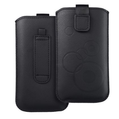 Etui wsuwane na telefon wsuwka do Samsung A02s/A05/A05s/A12/A15/A21s/A25/A32 5G/A72/S21 ULTRA 5G/S22 ULTRA/S23 ULTRA/S24 ULTRA/ Xiaomi Redmi NOTE 10 Pro/9A/9AT/ Oppo A52/A72/A92/ Realme 7i/ Vivo Y52 5G/Y72 5G Deko czarne
