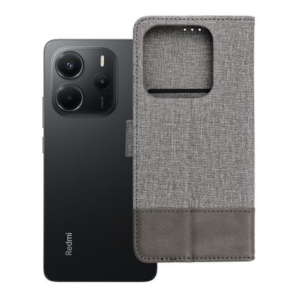 Etui z klapką na Xiaomi Redmi Note 14 5G Gomma Book szare